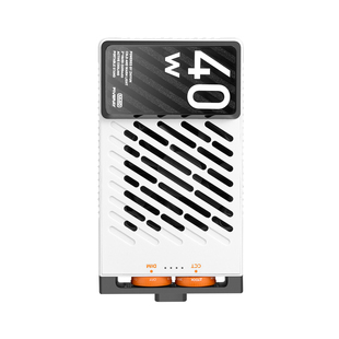 ZHIYUN智云五倍M40便携式摄影相机M40SE补光灯户外夜景拍照Led柔光美颜灯直播美食专用打光灯手持大功率灯40W