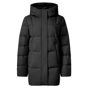 坦博尔一手长羽绒服2025冬季新款女款连帽加厚中老年大码保暖外套