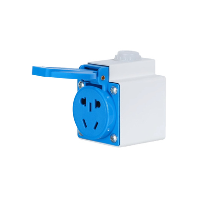 国标五孔家用10A电瓶车充电插座