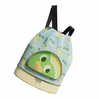 儿童游泳包干湿分离男女卡通双肩泳衣防水收纳袋游泳训练装备专用