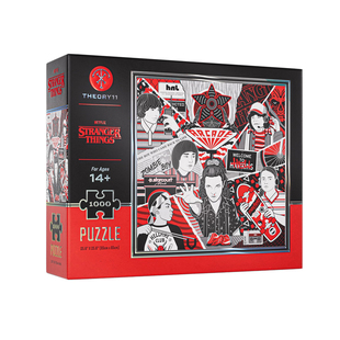 现货美国Stranger things怪奇物语美剧周边拼图玩具1000片礼物