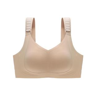 怡倩【粉底液软支撑内衣】大胸显小无痕隐形提拉大码无钢圈文胸女
