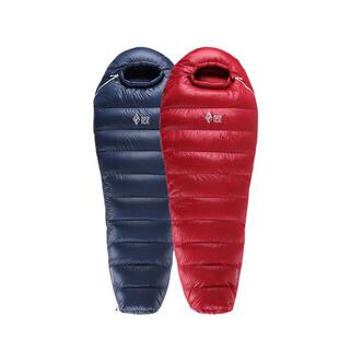 黑冰G系列羽绒睡袋G400/G700/G1000/G1300鹅绒木乃伊式户外露营