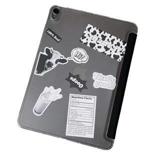 轻薄简约磨砂透明无笔槽不可拆卸ipadpro保护套2022适用苹果平板壳air5高级10.9/11寸防弯第九代好看迷你6硬