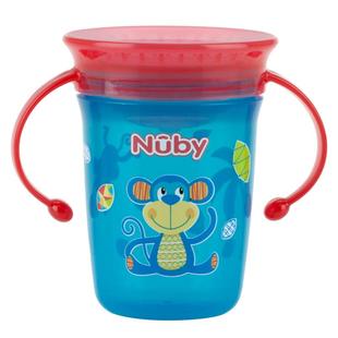 NUBY努比魔术杯宝宝学饮杯儿童婴儿喝水喝奶防呛嘬饮带手柄水杯子