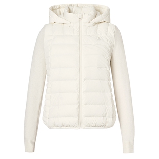 【商场同款】Lakoradior拉珂蒂气质女减龄秋冬新款针织拼接羽绒服