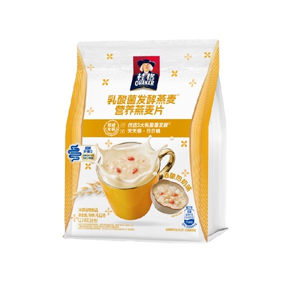 桂格乳酸菌发酵燕麦酒酿热奶