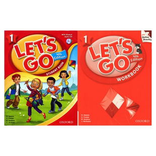 【斑达图书】letsgo教材 原版正品牛津少儿英语Let's go 1级别第四版少儿英语lets go牛津少儿英语小学口语第4版letsgo赠音频