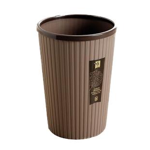 无盖垃圾桶厨房卫生间卧室创意家用加高垃圾筒大号办公室加厚纸篓