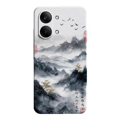 肌理水墨适用红米Turbo5Max手机壳REDMITurbo5保护套REDMI小米新款硅胶RED高级感全包防摔Trubo外壳Tubor男女