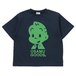 日本原田治 BREEZE OSAMU GOODS 2026夏儿童小狗剪影宽松短袖T恤