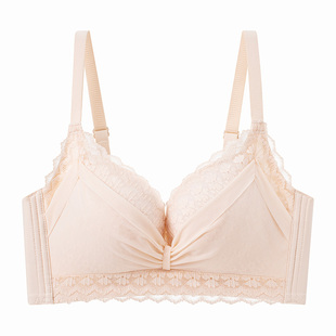 小胸平胸聚拢上托显大加厚调整型内衣无钢圈罗丽丝防下垂性感文胸