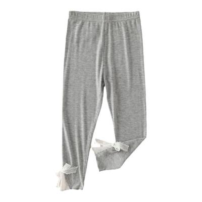 女童9分打底裤薄款冰丝高弹夏季