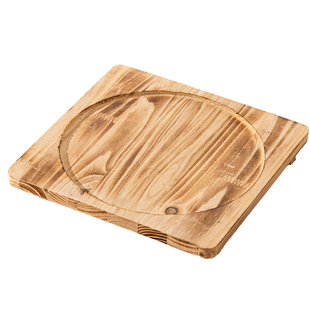 砂锅垫煲仔饭隔热木垫木板石锅底座铁板木托盘防烫锅垫底托烤盘垫