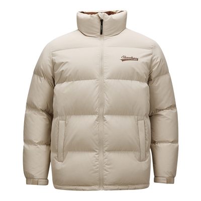 斯凯奇羽绒服男女情侣短款立领保暖防寒面包服外套 L324U103/0046