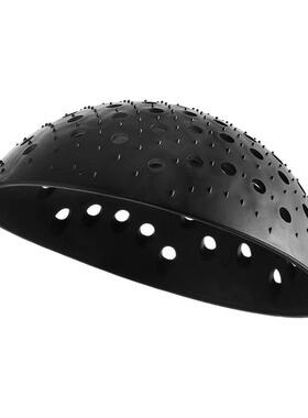 柚子皮高颅顶带头发丸子头马尾