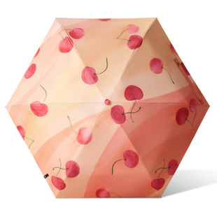 蕉下防晒伞雨伞果趣胶囊太阳伞晴雨两用防紫外线五折便携遮阳伞女