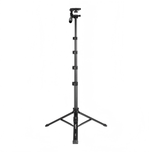 落地直播双机位手机支架真播专用双机位带散热器补光灯手机水杯声卡托盘支架三脚架手机直播专用配件