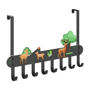 门后挂钩免打孔门上挂衣架墙上衣架卧室门壁挂神器包包收纳置物架