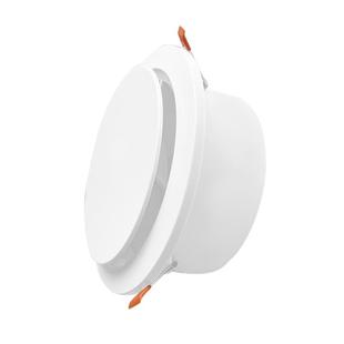 卡扣圆盘新风口圆形出风口进风百叶新风系统室内吊顶排气换气风罩