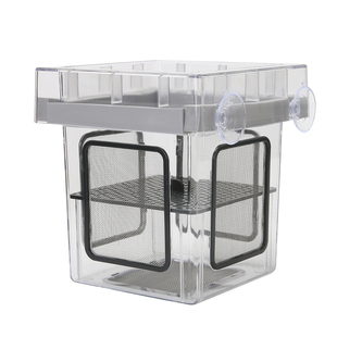 沃韦朗隔离盒孔雀鱼繁殖盒迷你鹦鹉产卵鱼苗亚克力漂浮孵化器产房