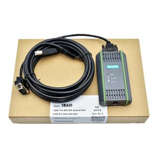 适用于西门子S7-200/300PLC编程电缆6GK1571-0BA00数据线USB-MPI