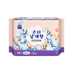 韩国进口卫生巾日用250mm超薄透气亲肤姨妈巾正品