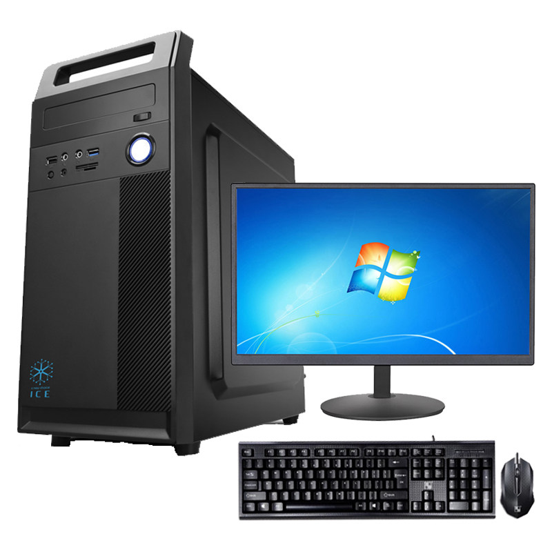 全新i3i5台式电脑主机办公全套组装机雕刻工控打标COM232/PCI地磅