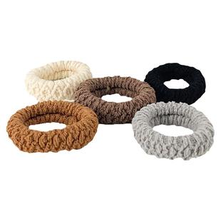 高马尾发绳扎头发皮筋女橡皮筋黑色新款高弹力耐用粗头绳发圈皮套