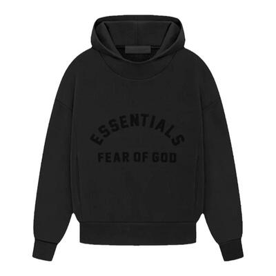 Essentials黑色新款连帽卫衣