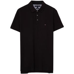 Tommy男装珠地棉短袖T恤POLO衫