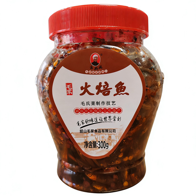 汤妈妈毛家食品火焙鱼300g