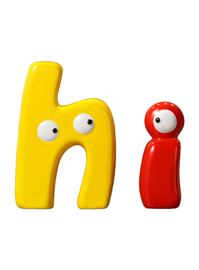 OK-hi萌丑摆件客厅餐边柜装饰品电视柜酒柜高级感小众儿童房书房