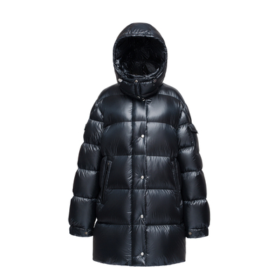 迈凯鹅中长款95%白鹅绒羽绒服宽松女款2024冬季新款官方旗舰店S