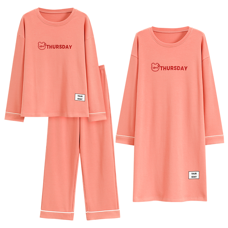 三件套睡衣女款2025新款春秋款针织高级感睡裙套装家居服休闲贴身