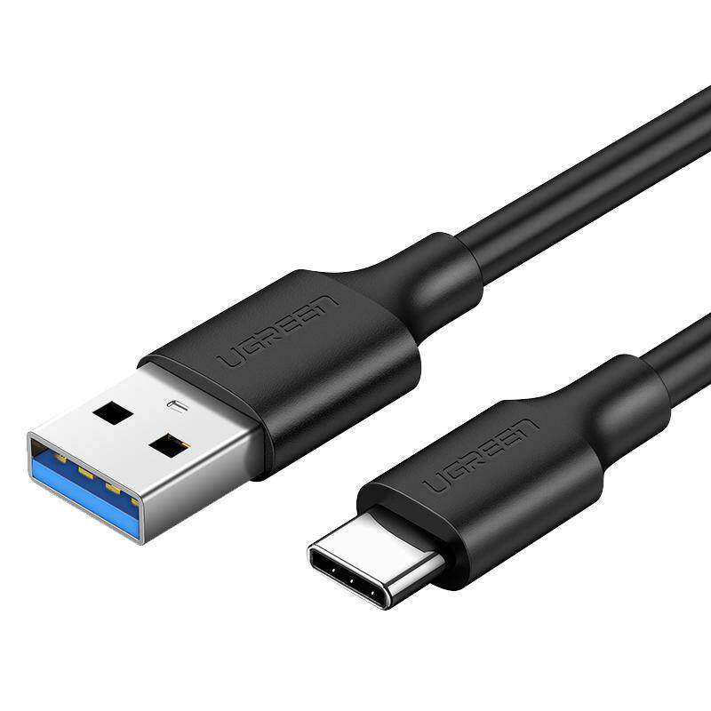 绿联typec数据线usb3.0转typec高速3a快速充电器线雷电3tpc接口ssd固态硬盘盒连接线usb数据线安卓手