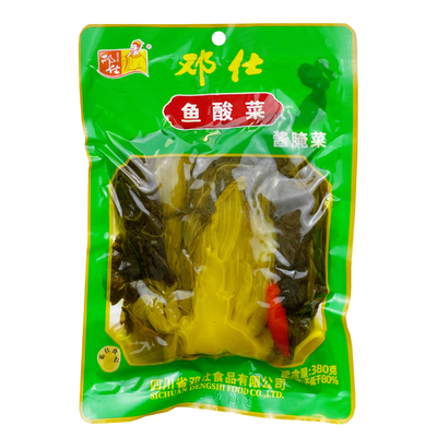 邓仕鱼酸菜爽口开味泡青菜咸菜