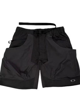 男士户外登山裤新款vibe风五分裤多口袋伞兵短裤夏季速干oakley裤