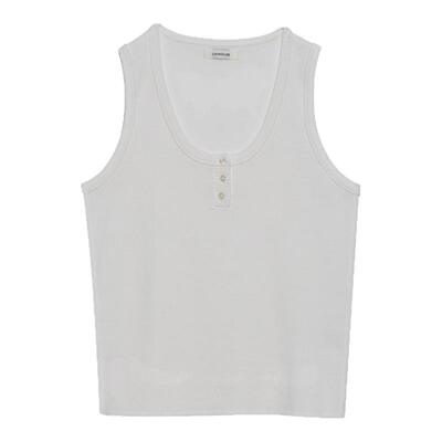 LINHOUSE极简U领夏季针织背心