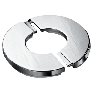 不锈钢装饰盖圆形三角阀龙头墙洞口遮丑盖水管燃气热水器盖子配件