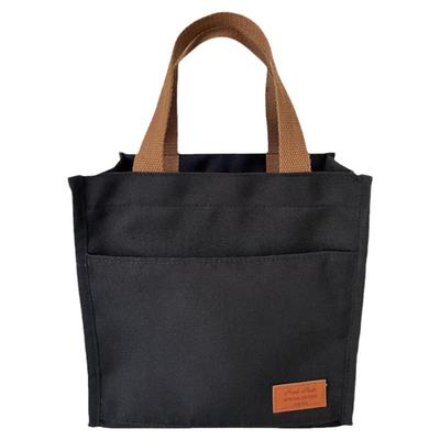 饭盒包带饭手提袋通勤帆布小拎包