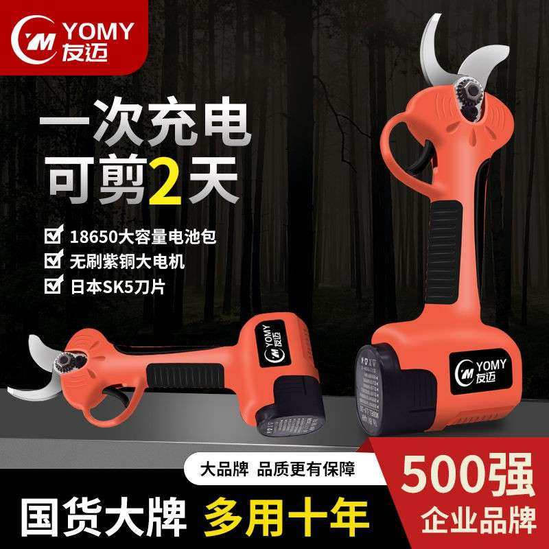 电动修枝剪剪刀果树充电式修园艺剪子修枝剪树剪刀锂电池剪枝神器