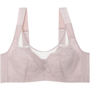 爱慕内衣女大胸显小全罩杯洞洞杯透气文胸收副乳胸罩AM127111