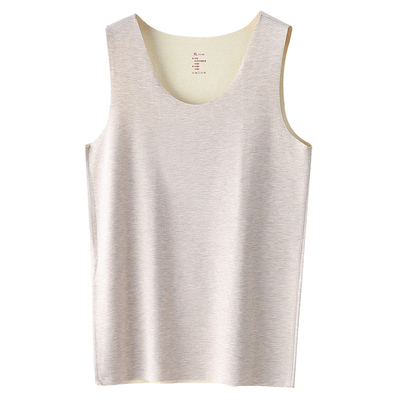 保暖蚕丝内衣打底背心男