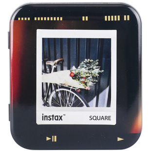 Fujifilm/富士一次成像正品方形相纸拍立得相纸收纳盒方形相纸收纳盒 流光胶片相纸收纳盒