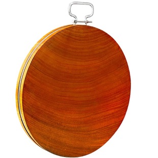 花梨木砧板铁木粘板实木家用防裂切菜板厨房越南刀板整木圆形案板