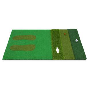 PGM高尔夫打击垫多功能室内练习草垫挥切杆练习垫家用地毯击打垫