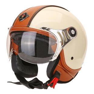 德国qudas奇达士电动摩托车头盔男女骑行机车半盔3C认证安全帽