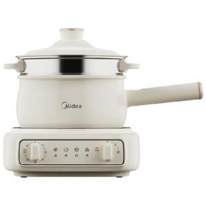 美的定时电煮锅家用宿舍多功能电火锅电炒锅