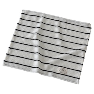 ins风高级感黑白条纹布艺餐垫长方形防尘装饰盖布拍照道具背景布